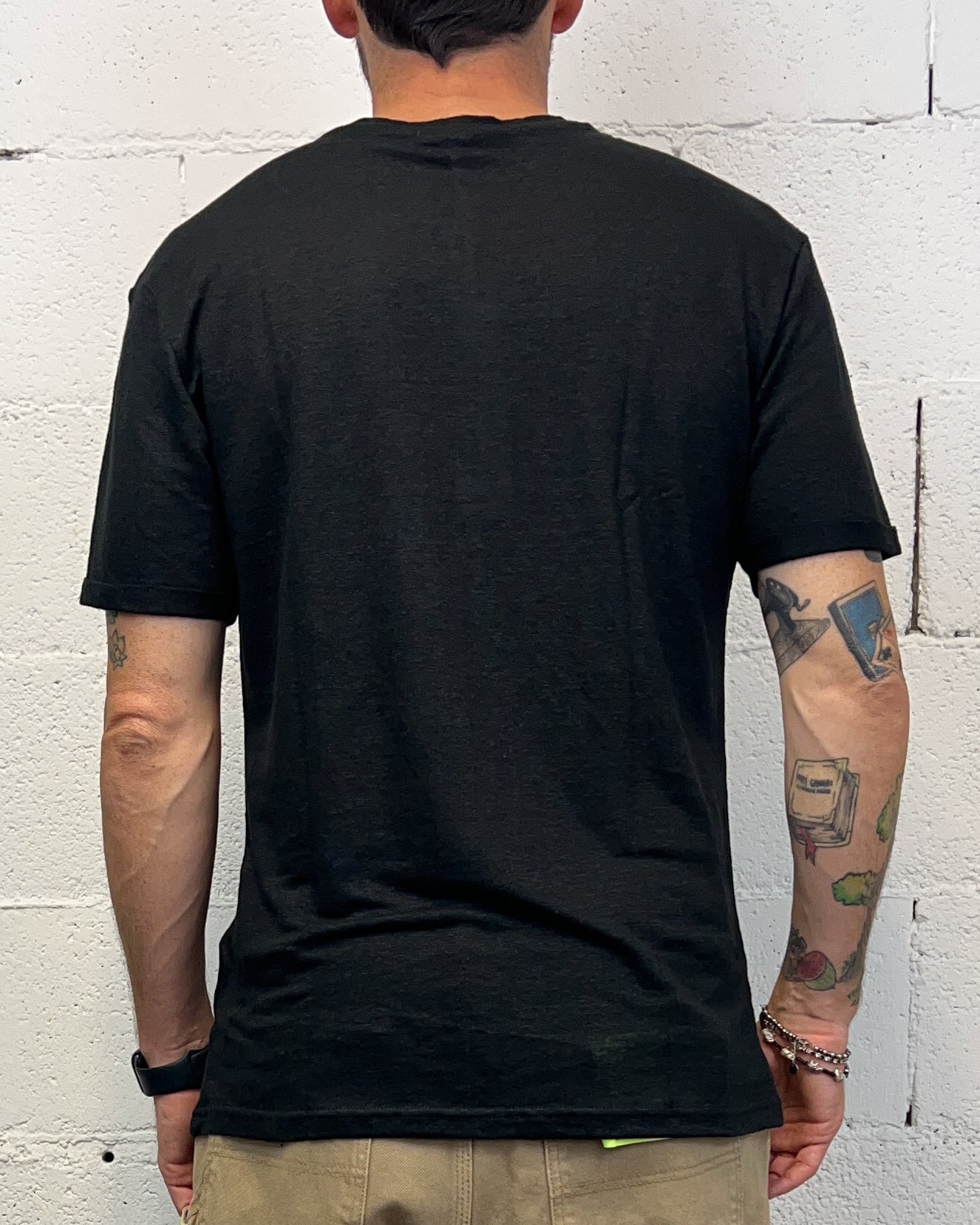 T-Shirt 100% lino GIANNI LUPO Nera