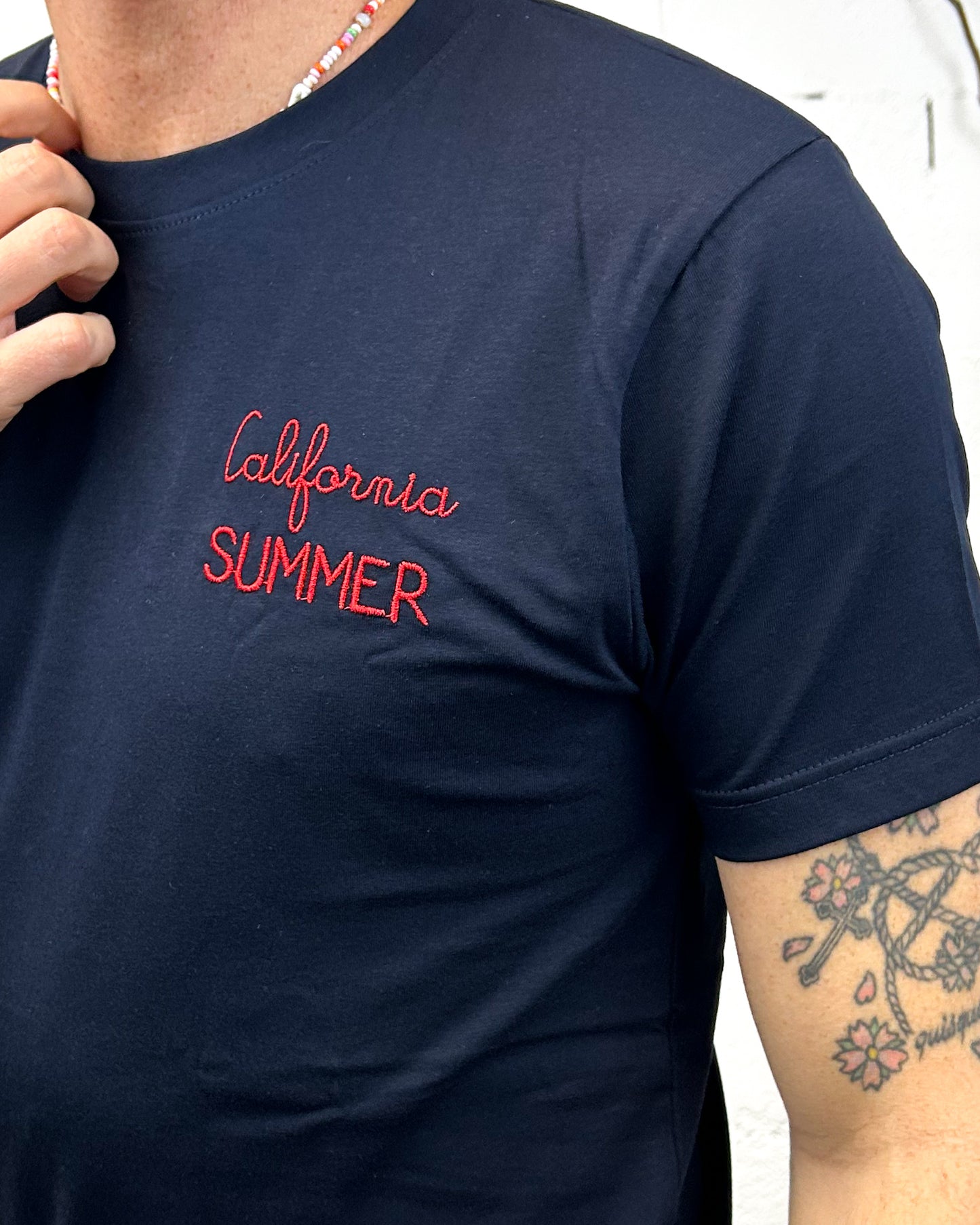 T-shirt DROPIN California Summer Blu