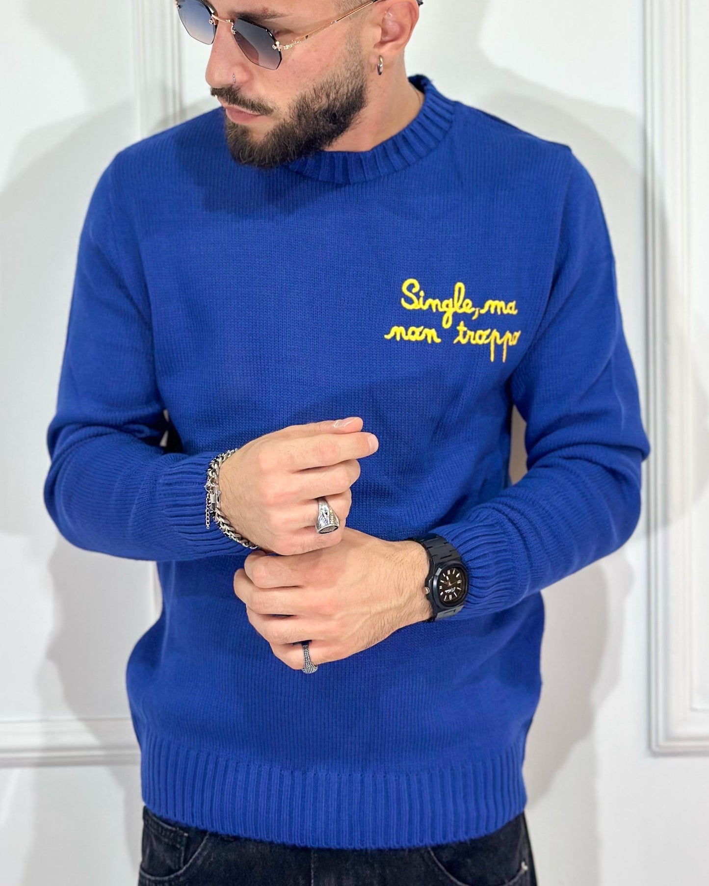 Maglione BluRoyal Single