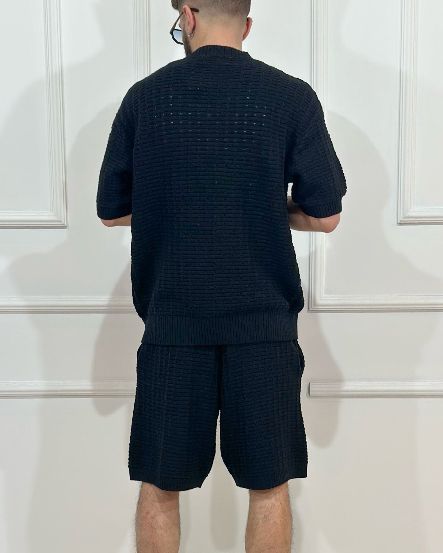 Coordinato Cotone QYB Nero