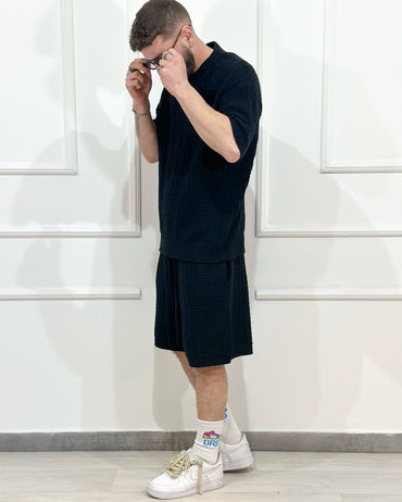 Coordinato Cotone QYB Nero