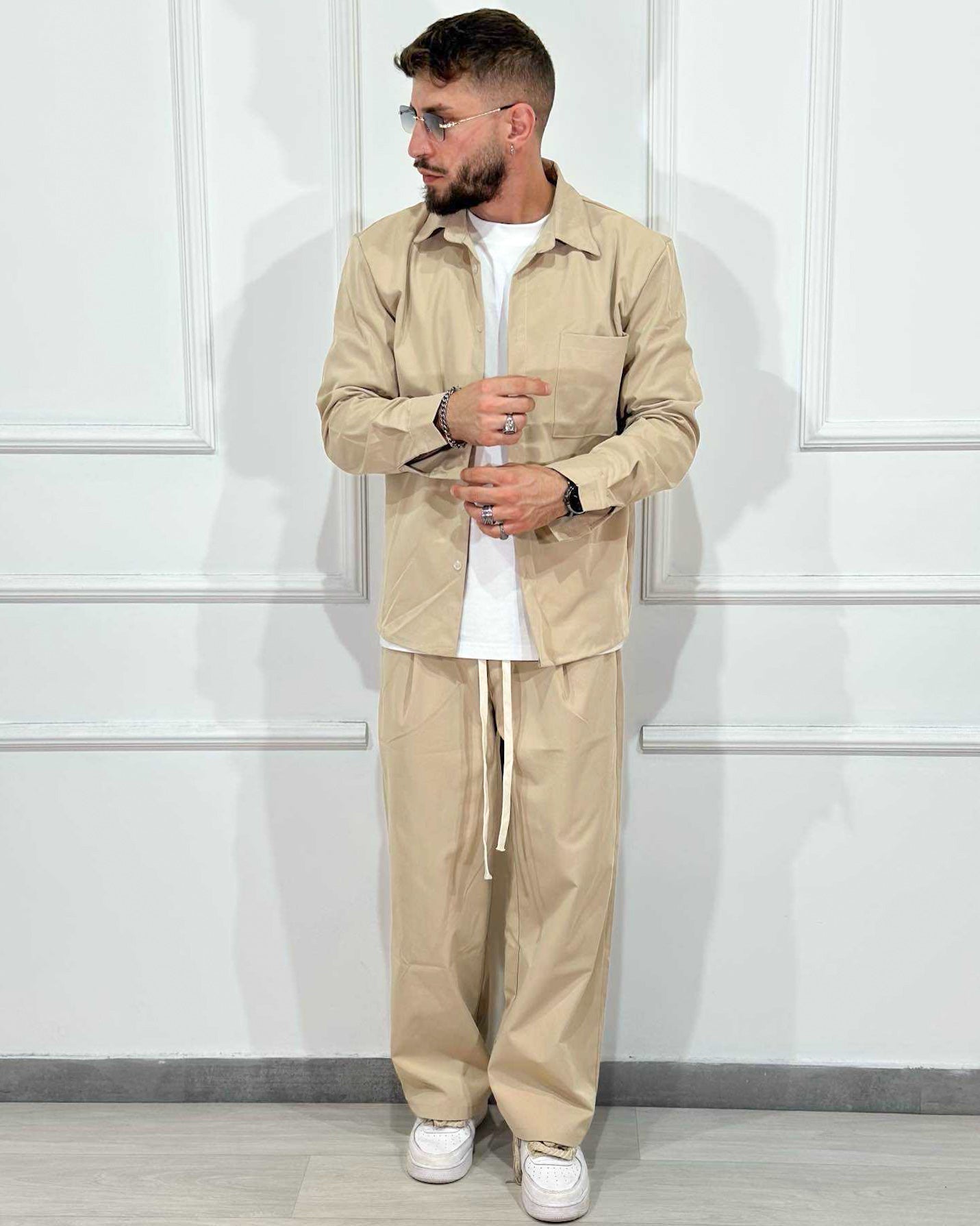 Coordinato Azul Beige Oversize
