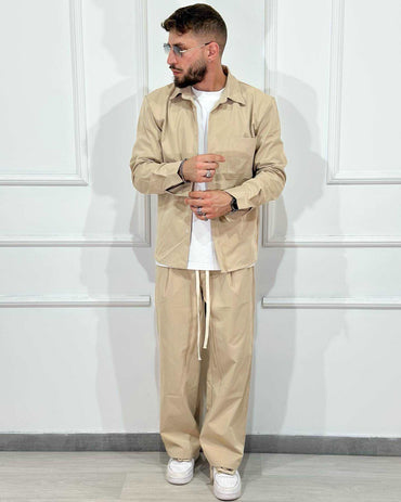 Coordinato Azul Beige Oversize