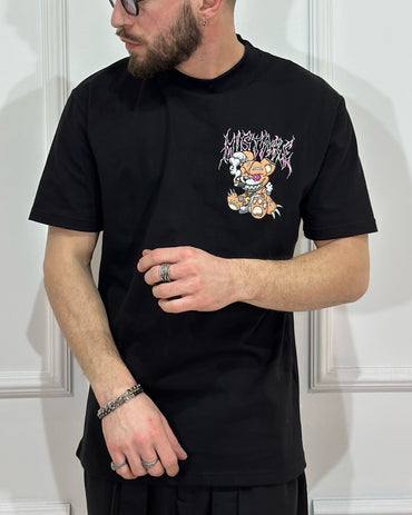 T-Shirt ONLYONE Yatch Club Nera