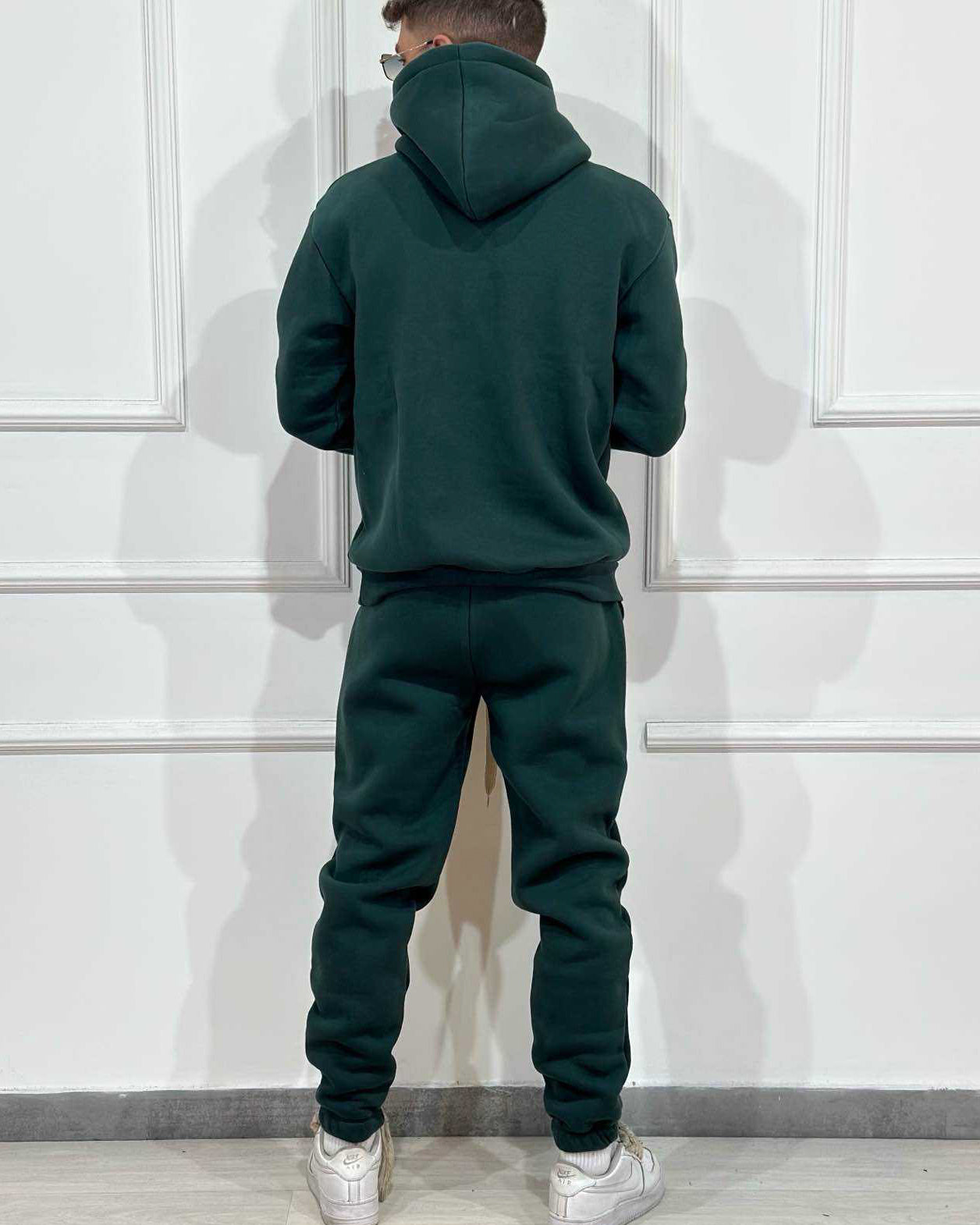 Tuta Completa ONLYONE Felpata Verde Bosco