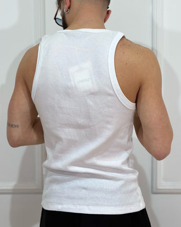 Canottiera Costine CHROY Bianca