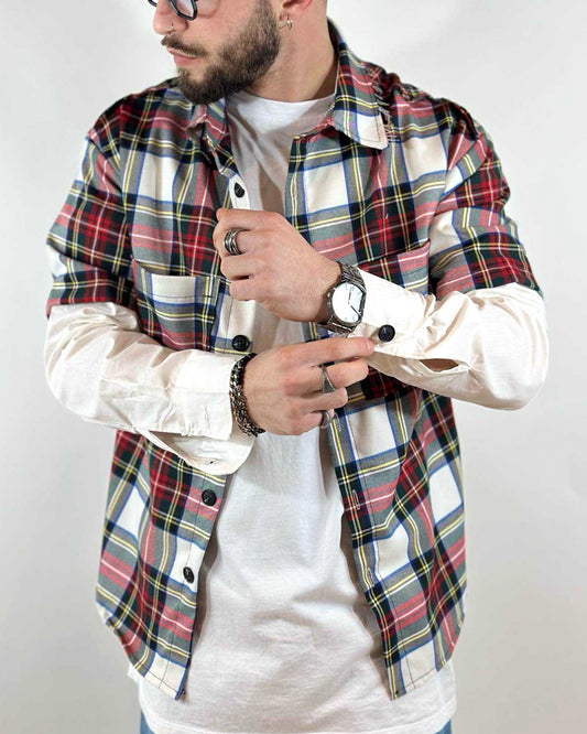 Camicia combinata ONLYONE Check Clear