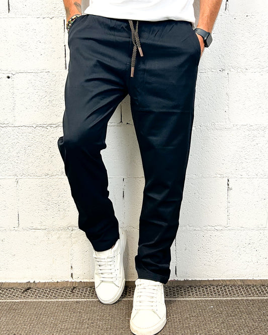Pantalaccio Leonard GIANNI LUPO Carrot Fit Navy
