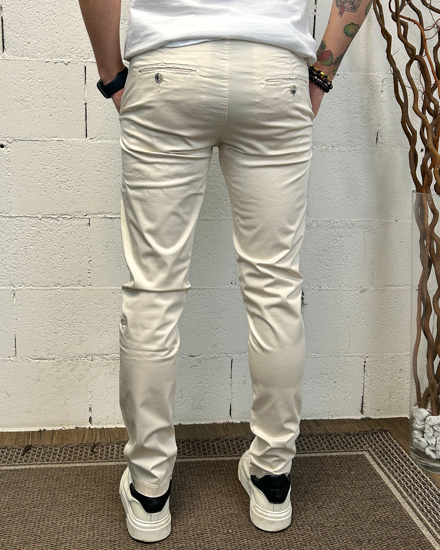 Chino KLIXS 727 Elast. Panna