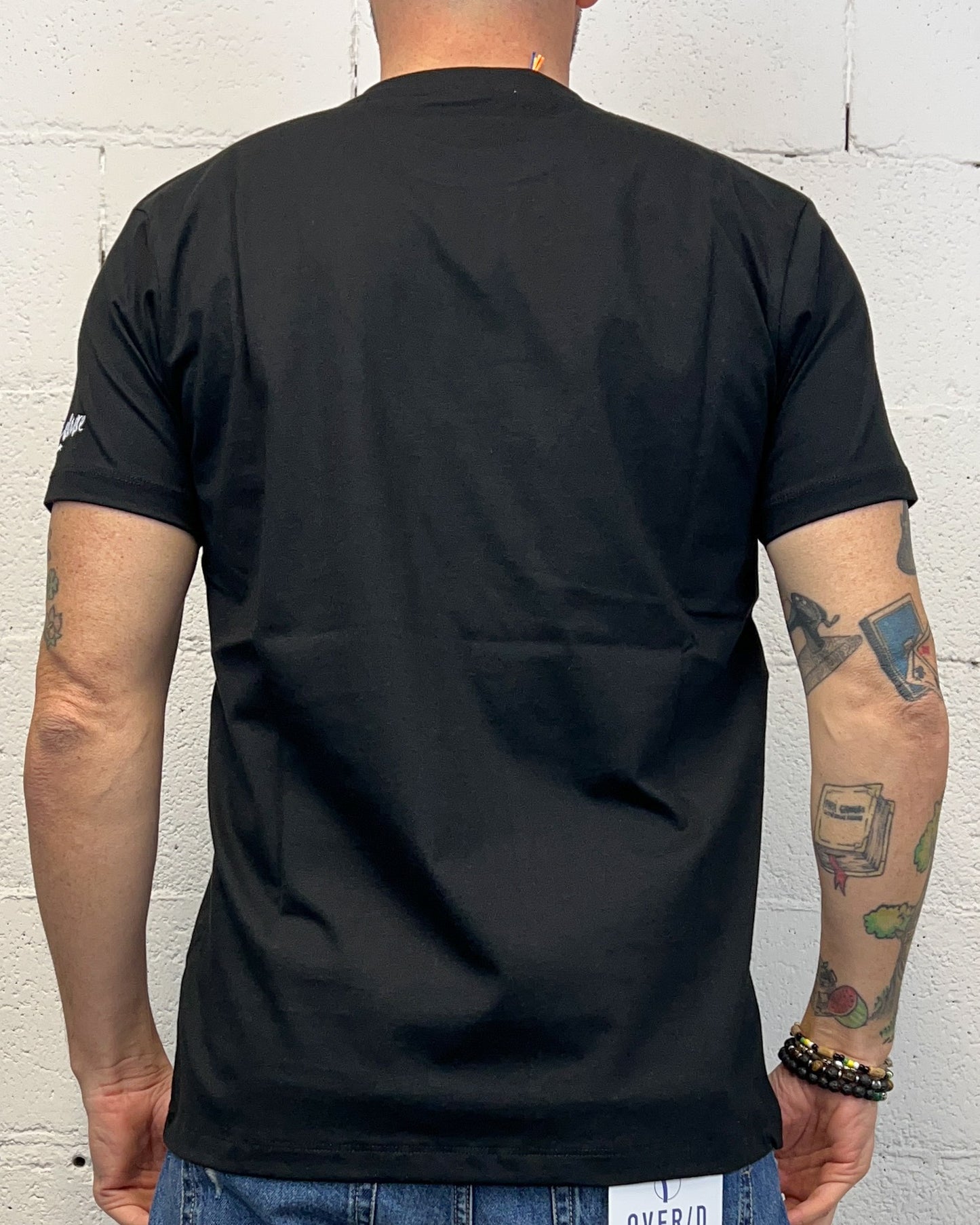 T-shirt SUPERCULTURE Bollicine Nera