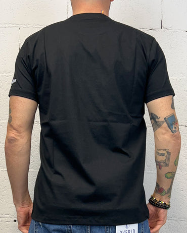 T-shirt SUPERCULTURE Bollicine Nera