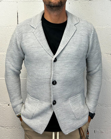 Giacca Cardigan OVER-D Grigia