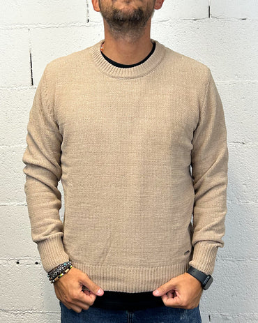 Maglione Ciniglia GIANNI LUPO Beige