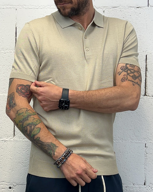 Polo Filo GIANNI LUPO Beige