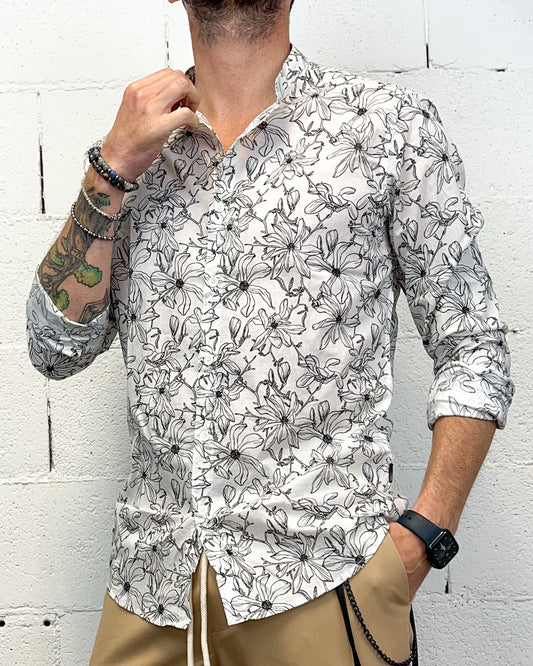 Camicia Coreana Tokyo GIANNI LUPO Cotone