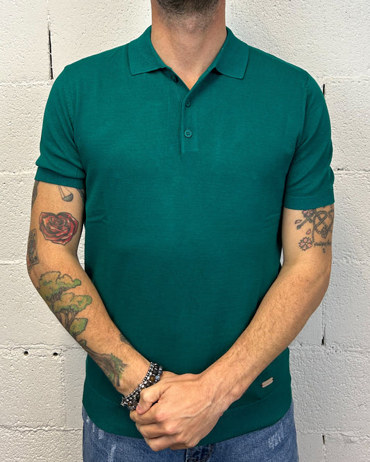 Polo Filo GIANNI LUPO Smeraldo