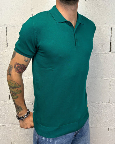 Polo Filo GIANNI LUPO Smeraldo