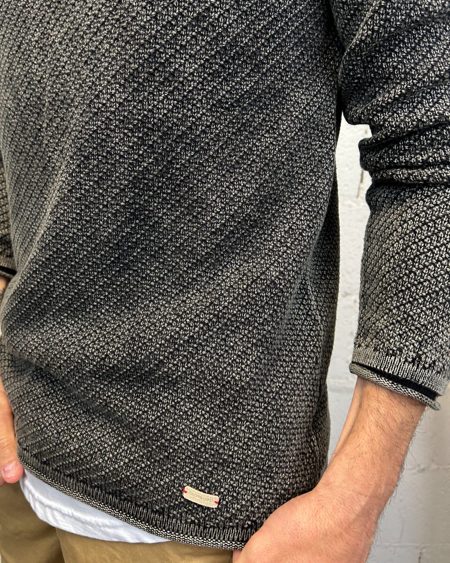 Maglioncino Cotone GIANNI LUPO Black