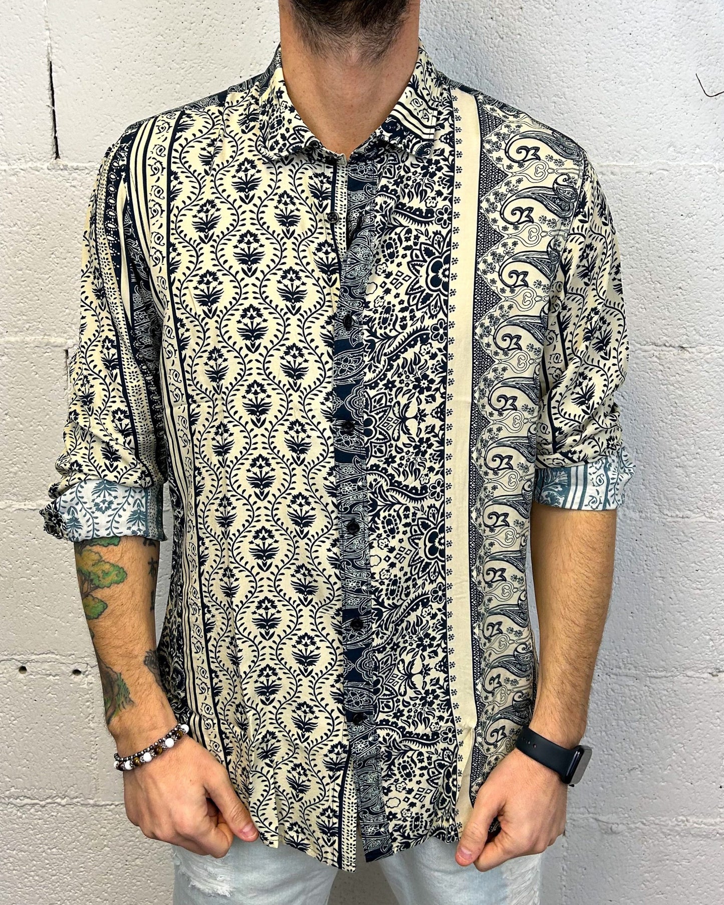 Camicia OVER-D Fancy Viscosa