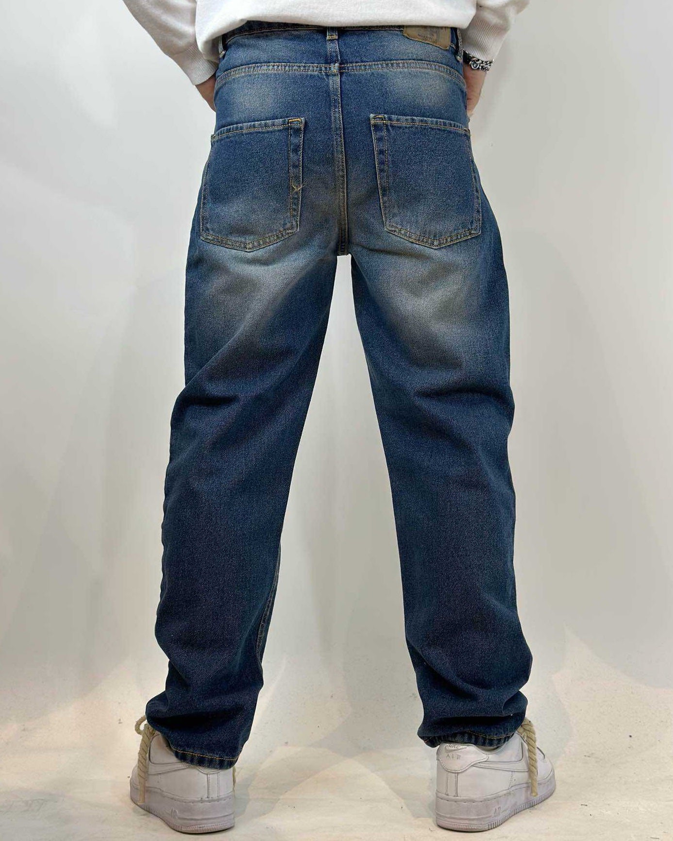 Jeans JUST WEST Fondo Ampio Washed