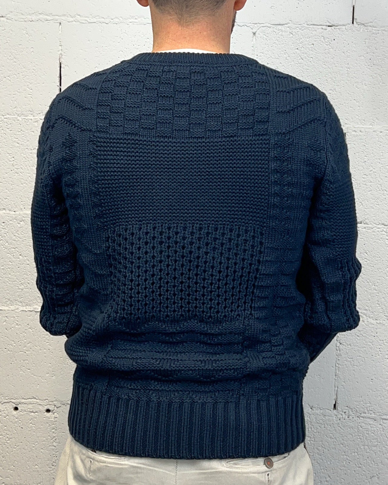 Maglione GIANNI LUPO MultiRicamo Navy