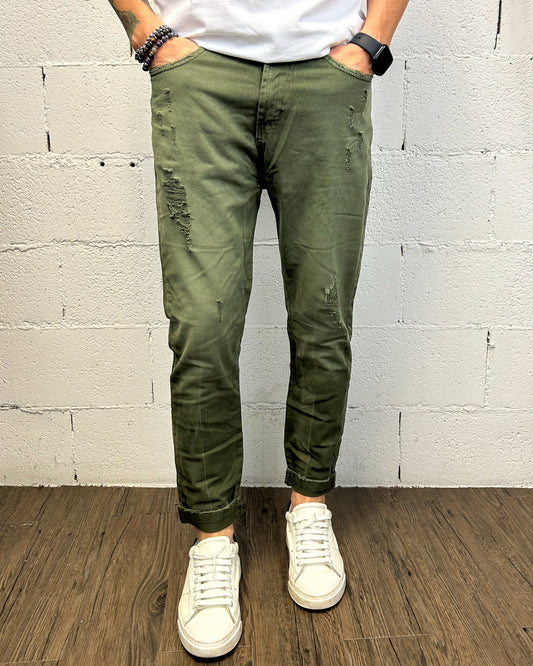 Jeans Tapared OVER-D 5 tasche Military