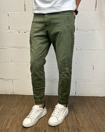 Jeans Tapared OVER-D 5 tasche Military