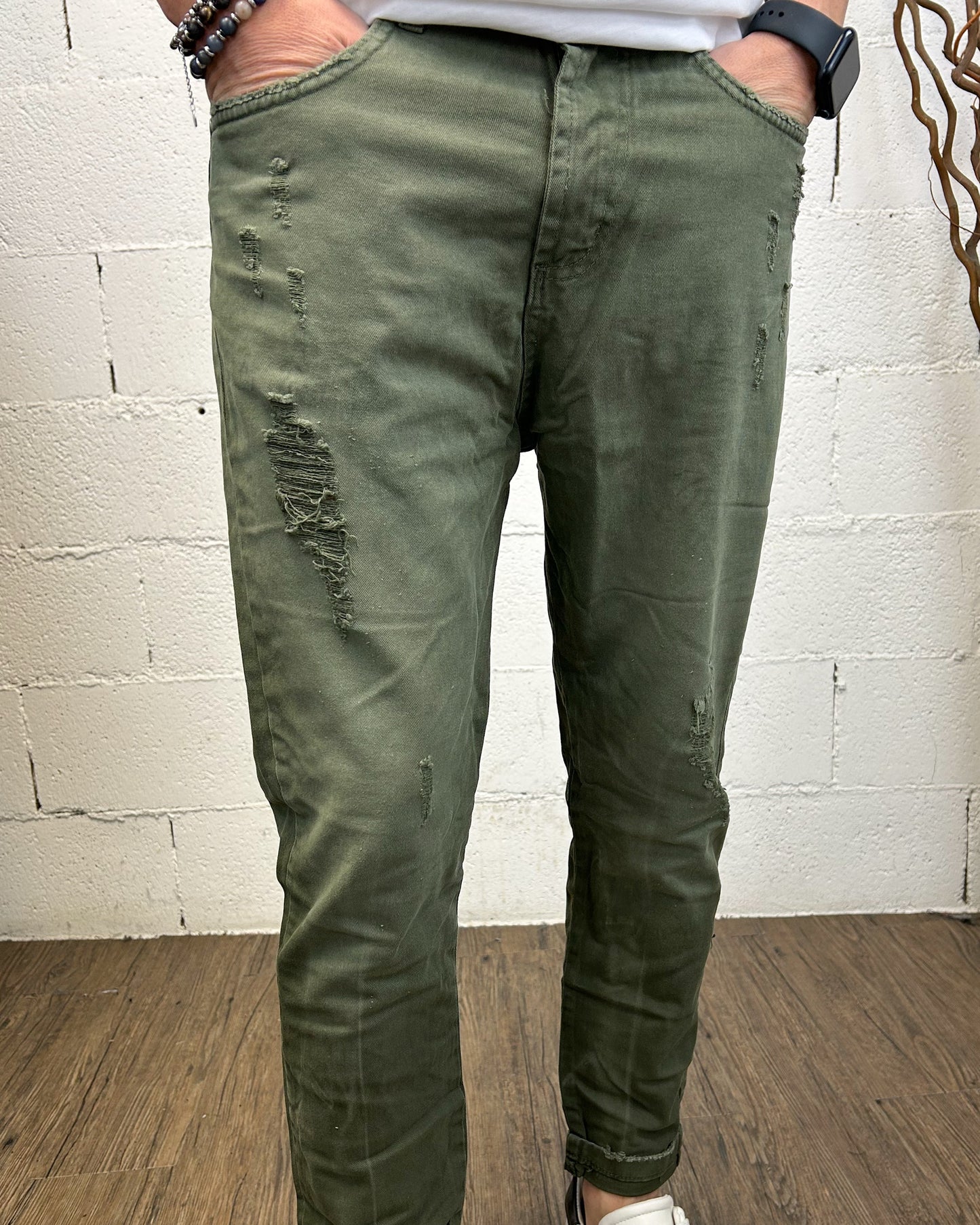 Jeans Tapared OVER-D 5 tasche Military