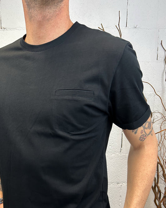 T-Shirt GIANNI LUPO Basica Nera