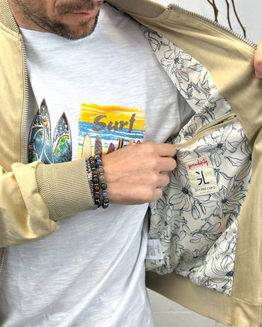 Bomberino Scamosciato GIANNI LUPO Beige