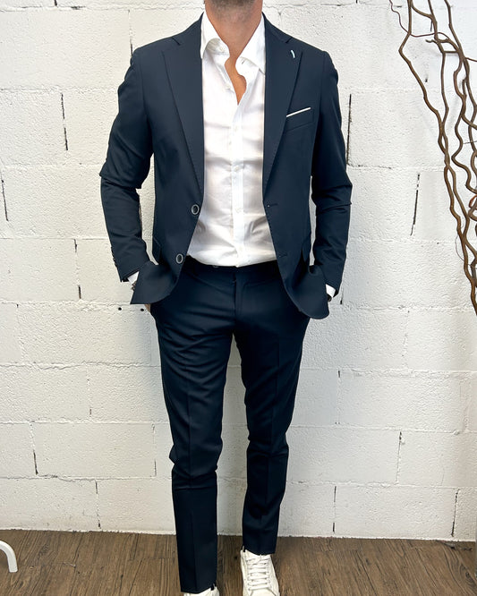 Abito 2 Bottoni OVER-D Blu