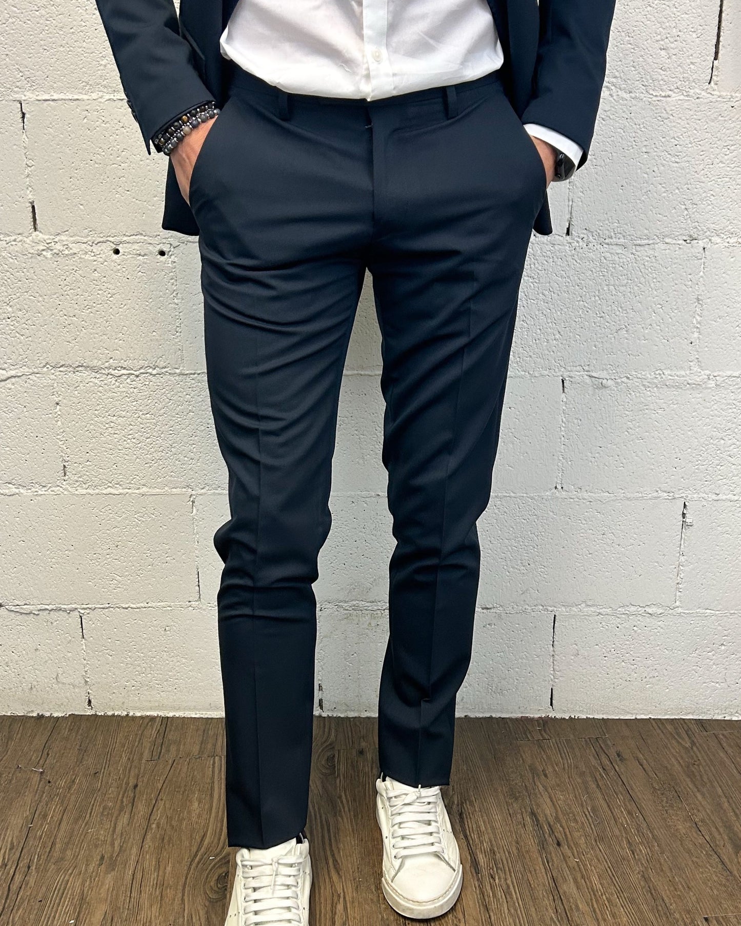 Abito 2 Bottoni OVER-D Blu