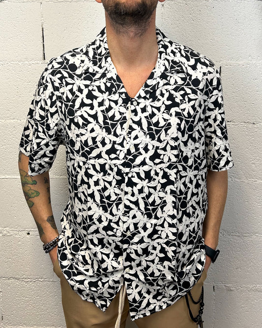 Camicia OVER-D Scollo Bowling Viscosa