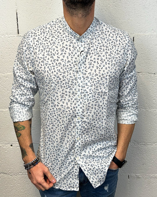 Camicia OVER-D Spring Blue Cotone