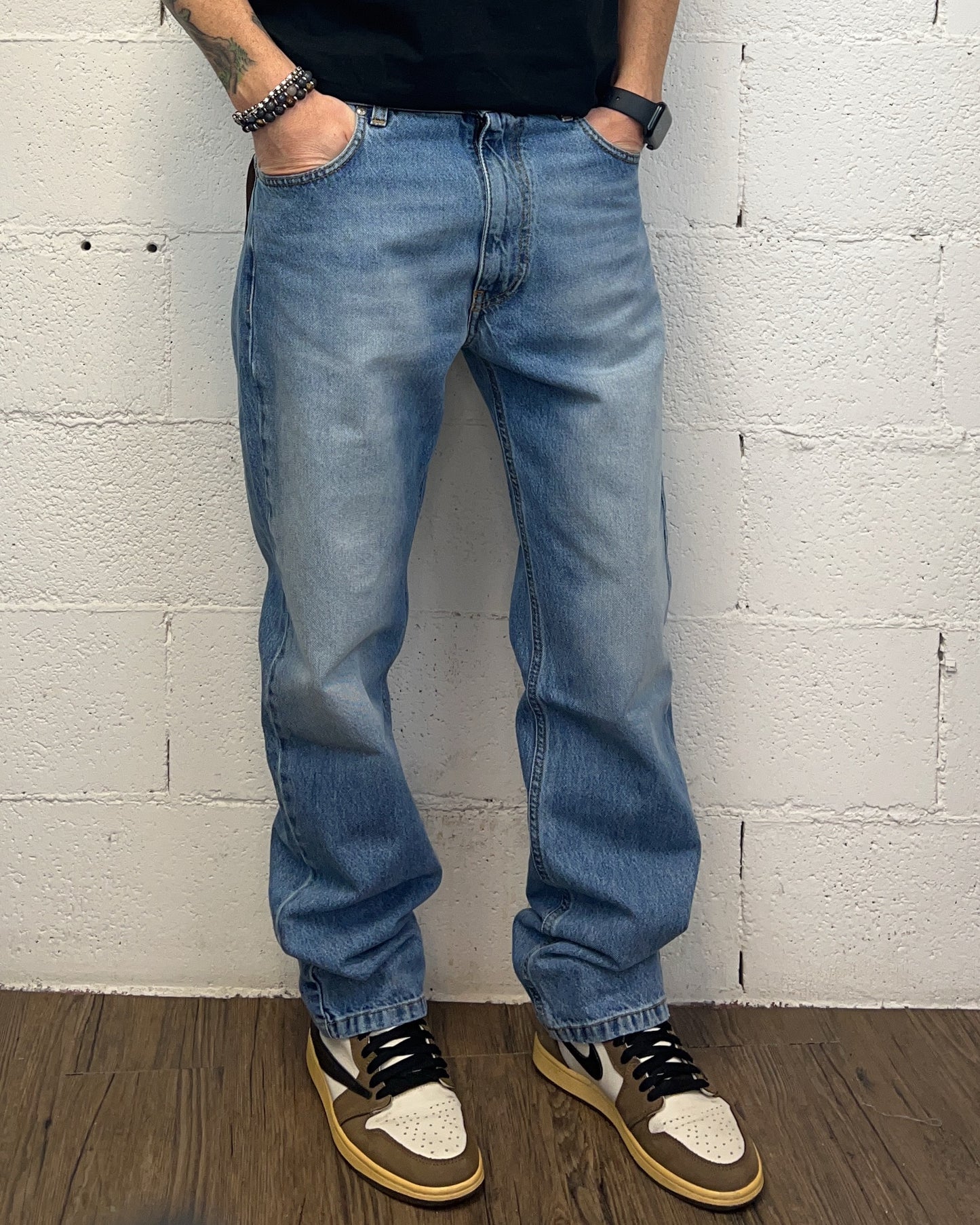 Jeans Fondo Ampio KLIXS Mark Chiaro