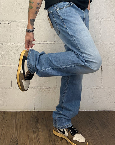 Jeans Fondo Ampio KLIXS Mark Chiaro