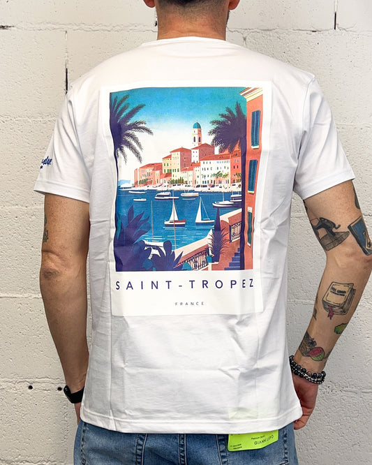 T-Shirt SUPERCULTURE St Tropez Retro