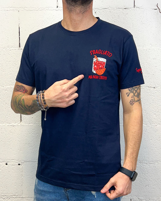 T-Shirt SUPERCULTURE "Sbagliato Ma Non Troppo"