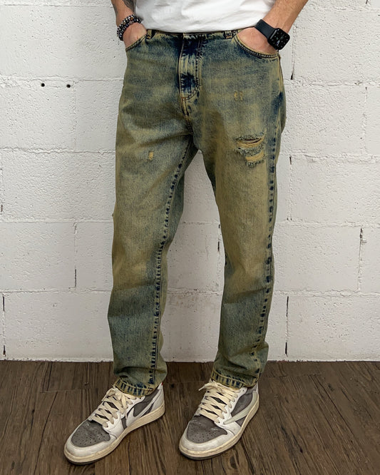 Jeans Kevin KLIXS Lavaggio Thè