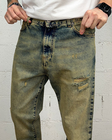 Jeans Kevin KLIXS Lavaggio Thè