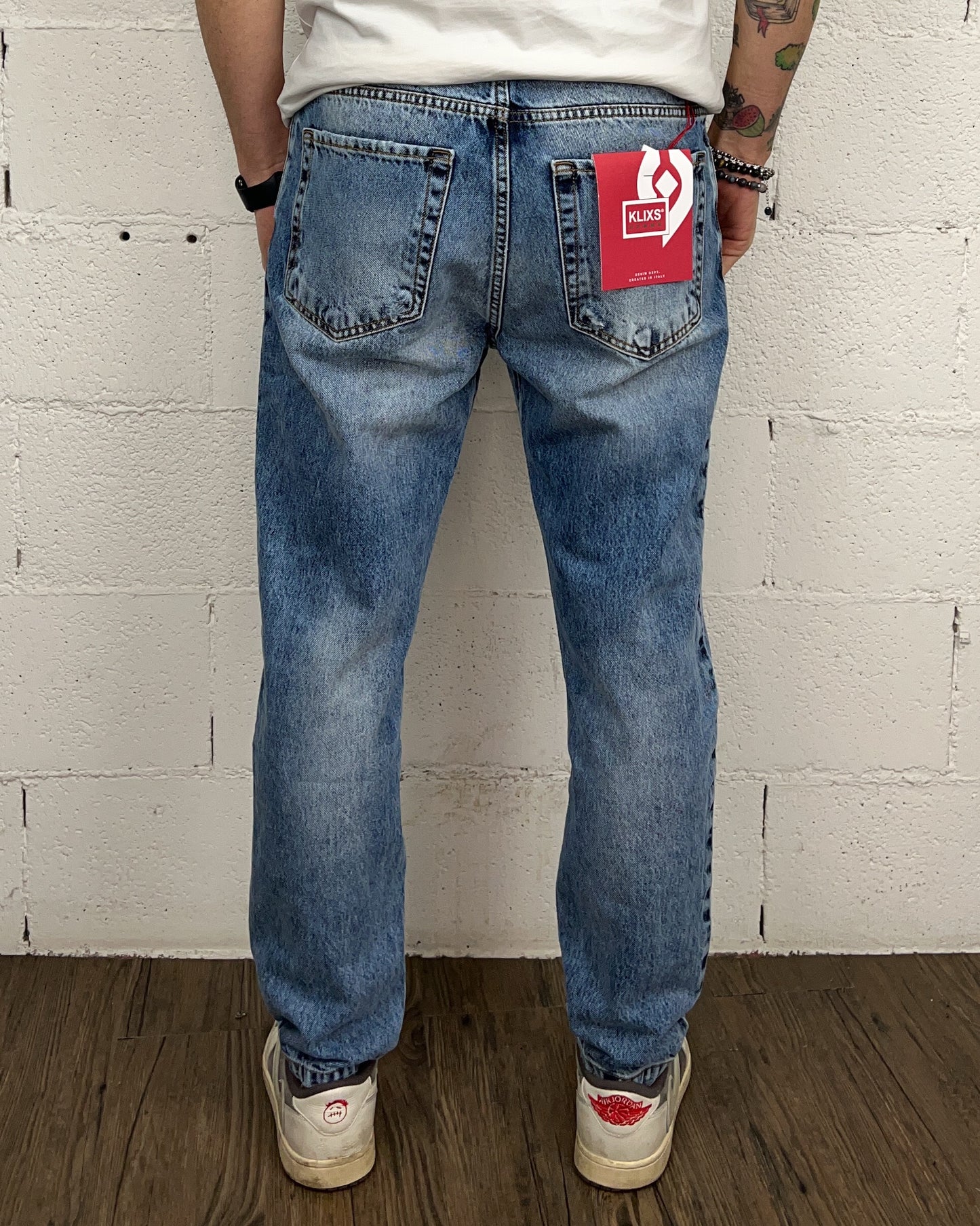 Jeans Kevin Carrot KLIXS Marmorizzato
