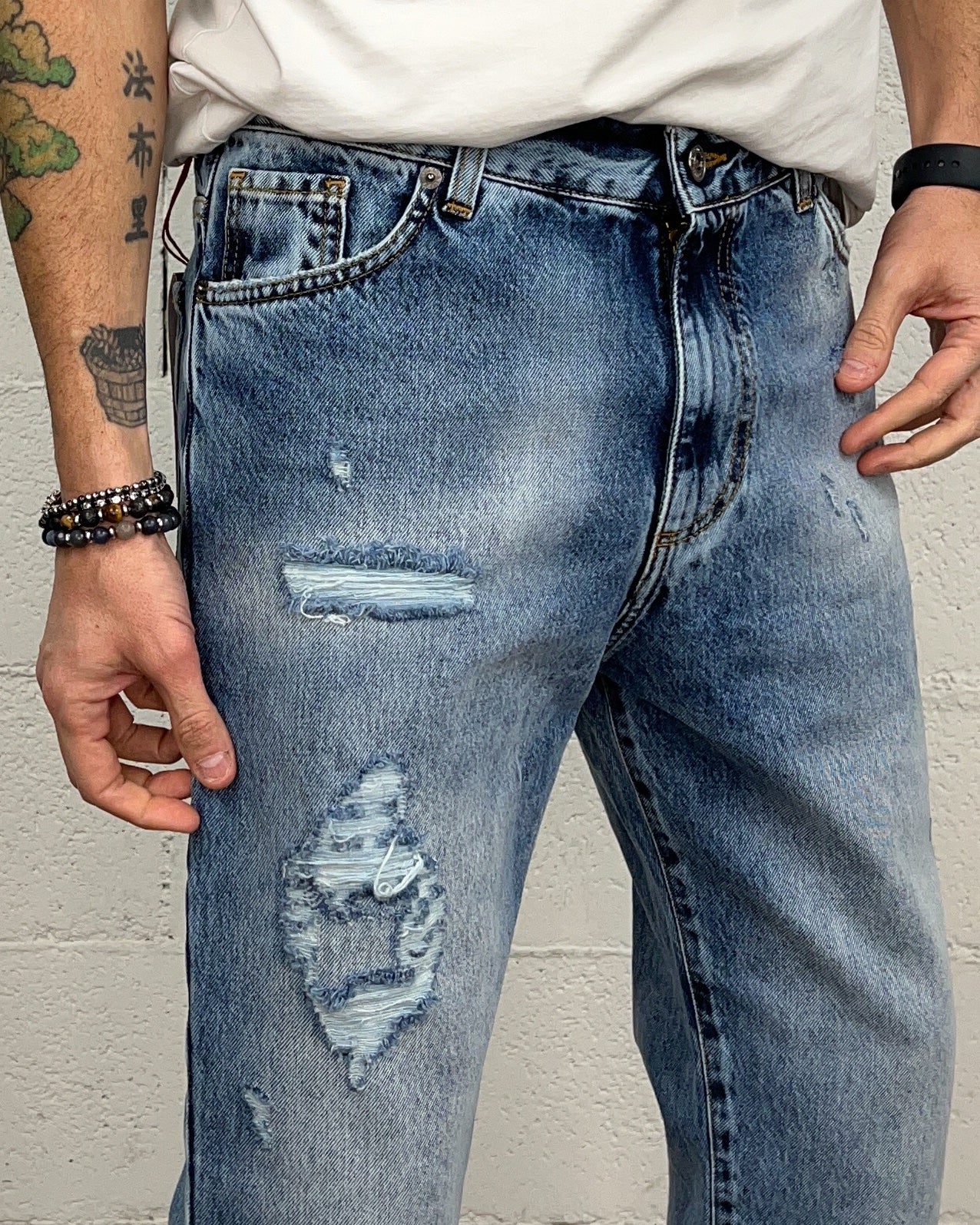 Jeans Kevin Carrot KLIXS Marmorizzato