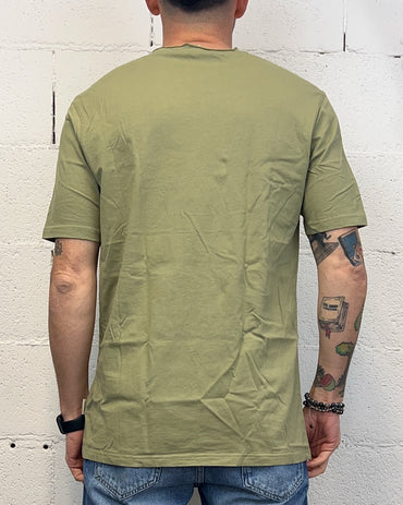 T-Shirt Basic Taglio Vivo GIANNI LUPO Military