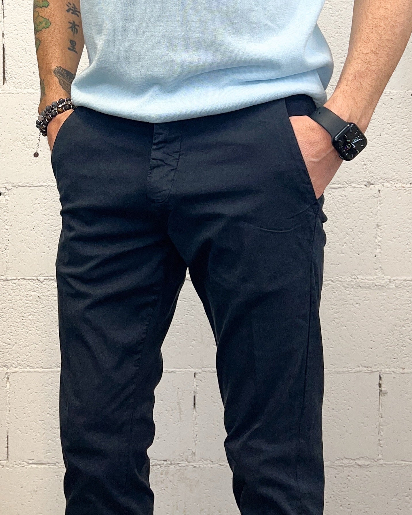 Chino OVER-D Slim Fit Blu
