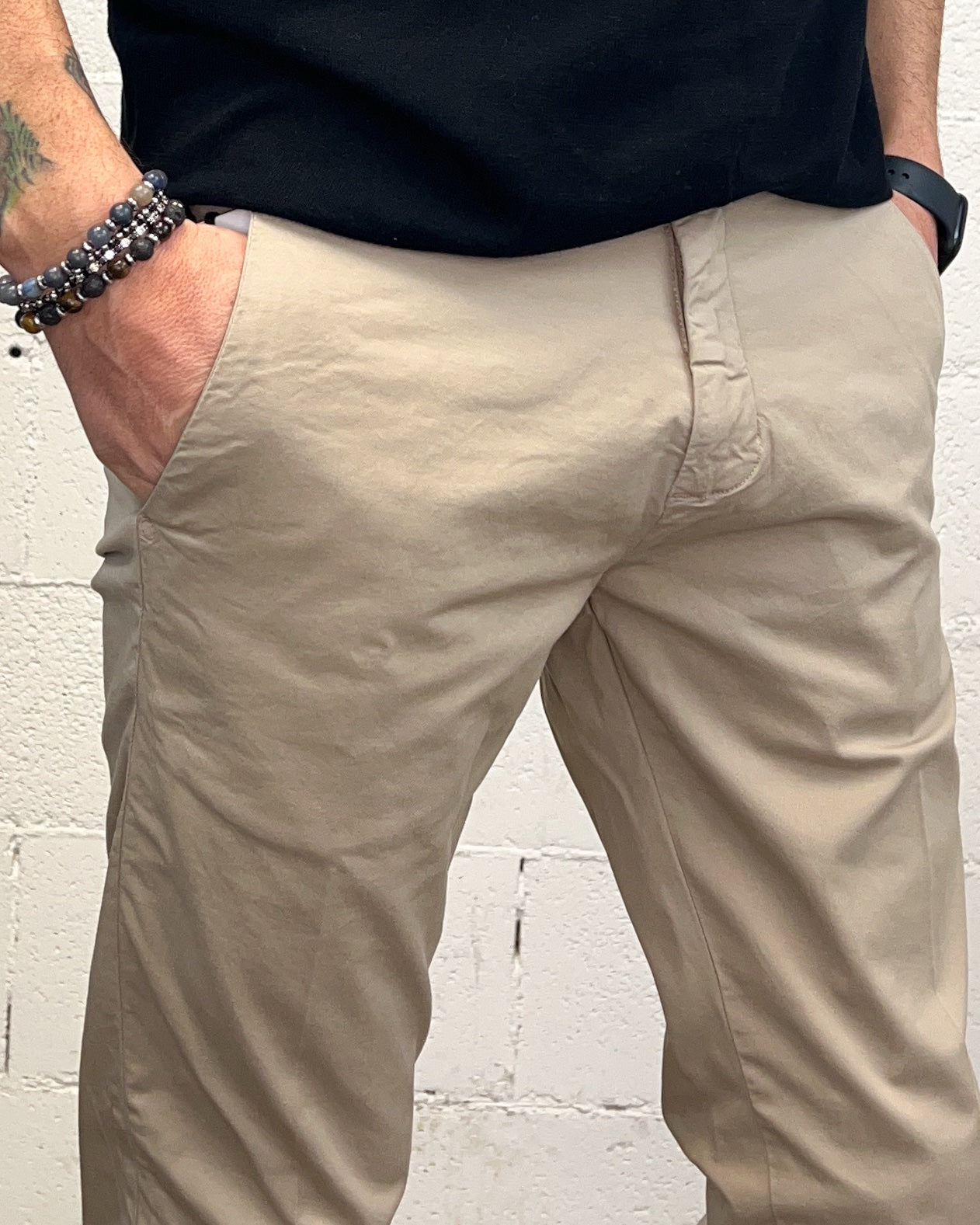 Chino OVER-D Slim Fit Beige