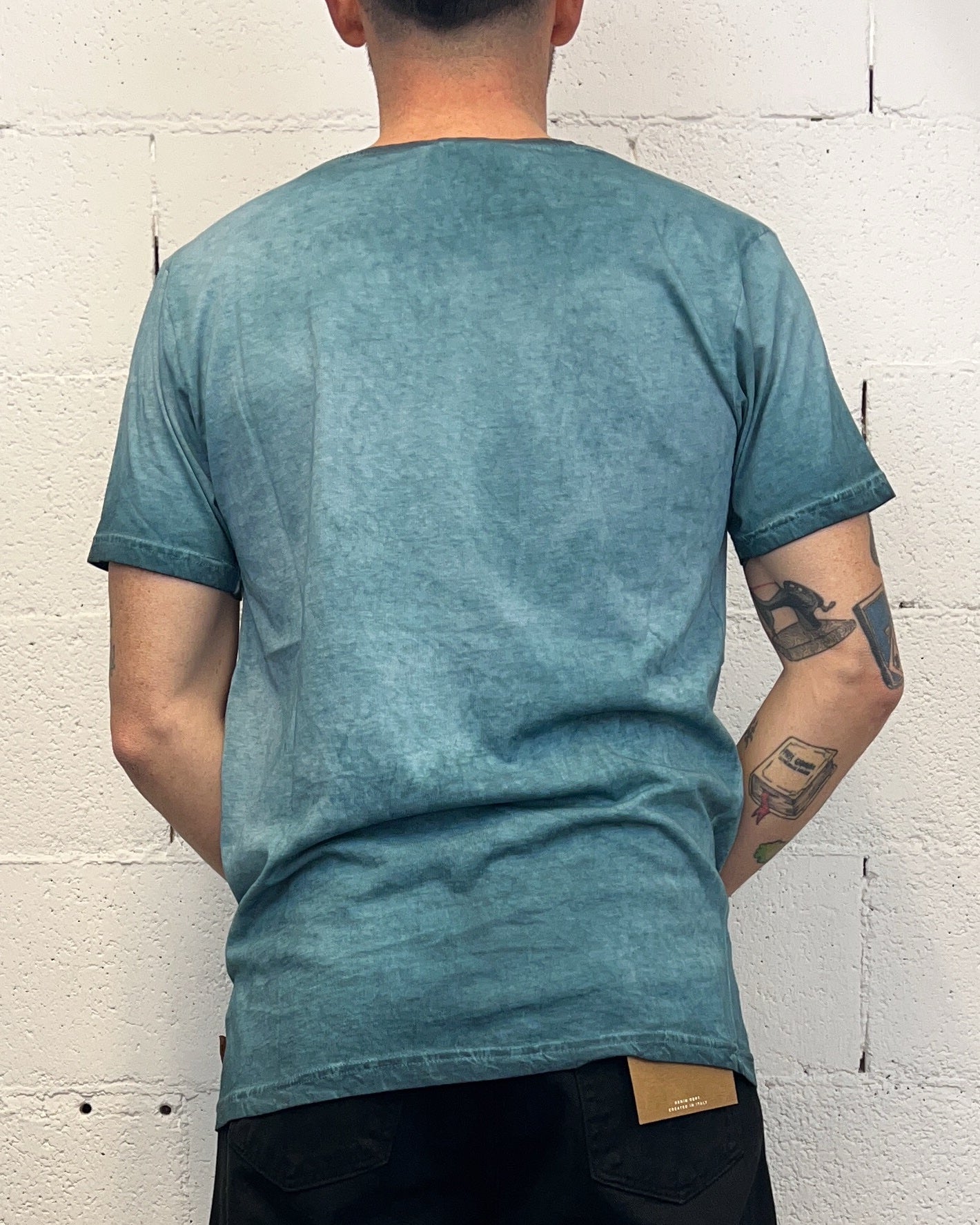 T-Shirt SUNDAY Taschino Tinto Capo Blu