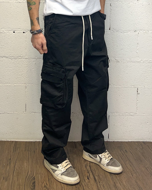 Pantalaccio Cargo Fondo Ampio KLIXS Nero