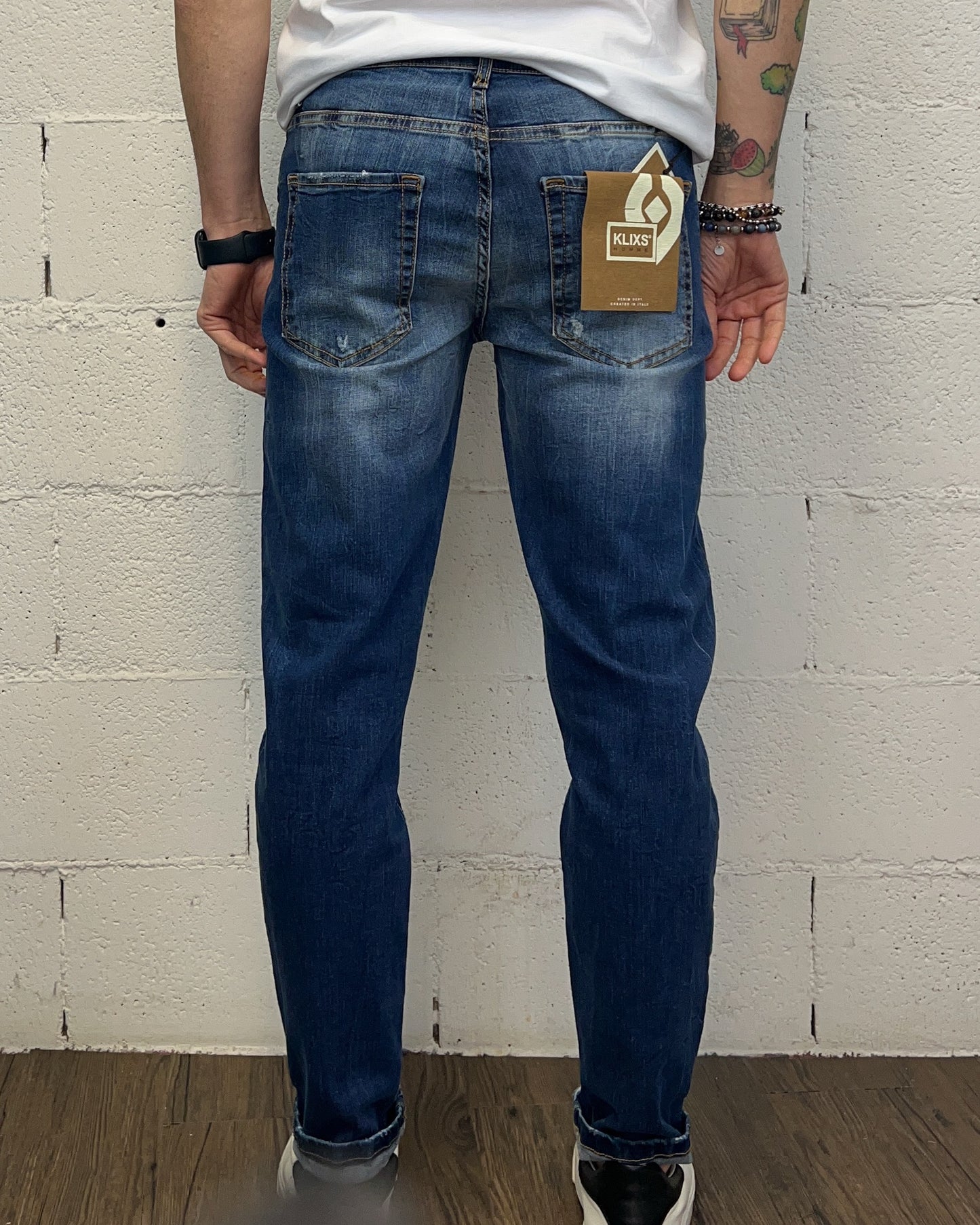 Jeans Slim Elasticizzato KLIXS Scuro