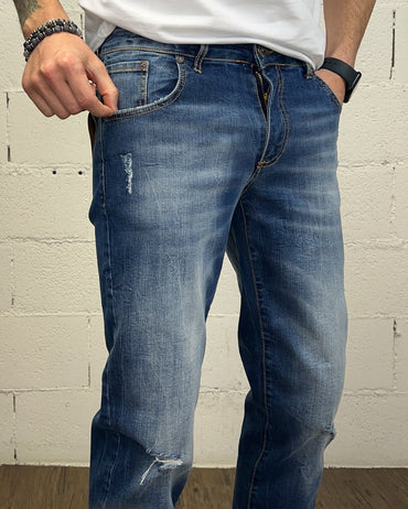 Jeans Slim Elasticizzato KLIXS Scuro