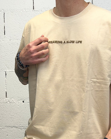 T-Shirt BoxFit SUNDAY Dreaming Avorio